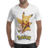 Men and Women Pokemon Pikachu T Shirt Summer 3D Printing Pattern