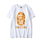 Pubg Bape Shirt Eating Chicken Round Neck T-Shirt Men'S Casual