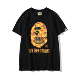 Pubg Bape Shirt Eating Chicken Round Neck T-Shirt Men'S Casual