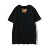 Pubg Bape Shirt Eating Chicken Round Neck T-Shirt Men'S Casual