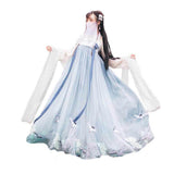 Chinese Traditional Dress Chest-High Dress Antique Style Large Swing Dress