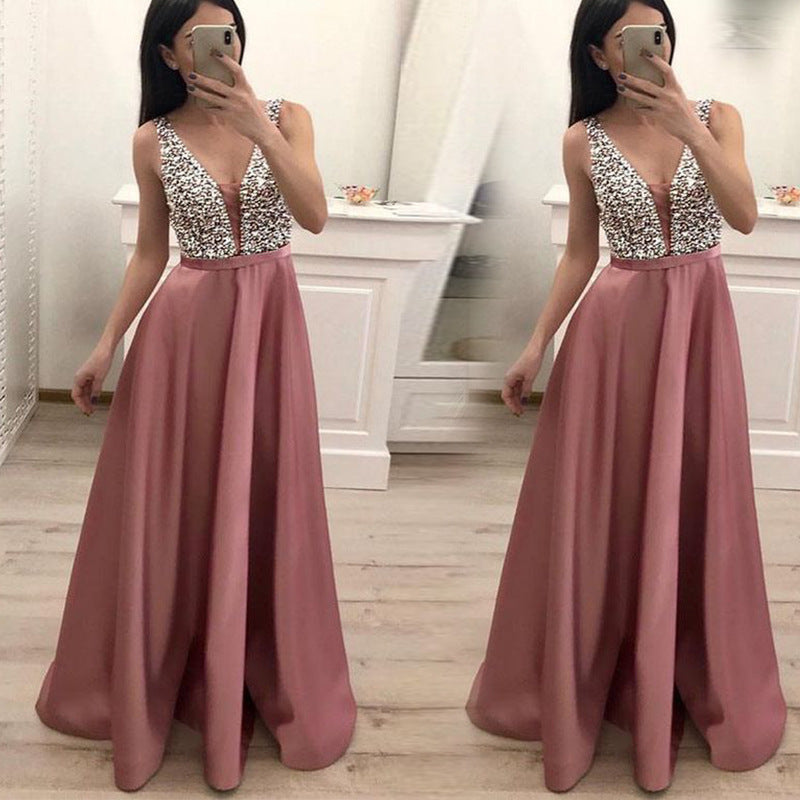 Formal Dresses & Gowns Dress Sleeveless Sequined Formal Dress