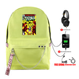 Stranger Things Hellfire Club Backpack Stranger Things Backpack USB Charging Backpack Student