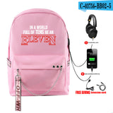 Stranger Things Hellfire Club Backpack Stranger Things Backpack USB Charging Backpack Student