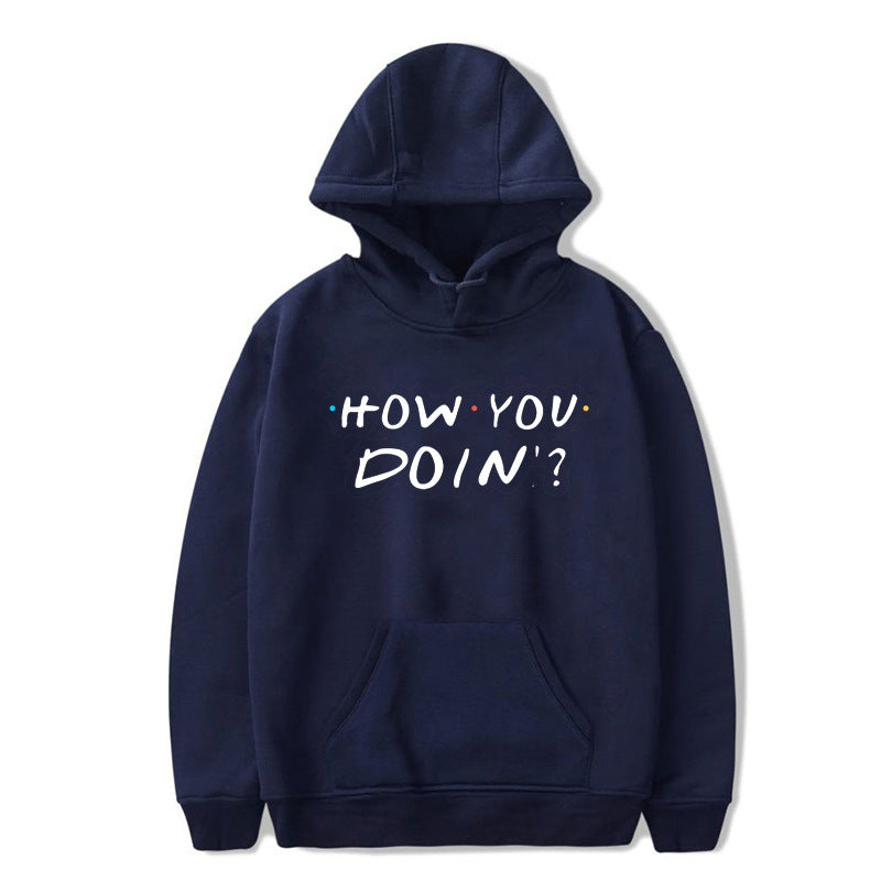 Friends Joey Hoodie Hoodie Hooded Sweater Loose Men And Women
