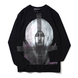 GVC T Shirt Long Sleeve T-shirt Personalized Patterns Cotton Men