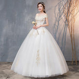 Women's Evening Dress Ball Gown Princess Quinceanera Wedding Dress Slimming Floor-Length Tulle Tutu Dress