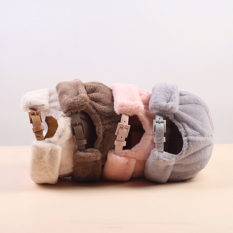 Beanies Japanese-Style Retro Beanie Skullcap Female Autumn and Winter Plush a Sailor's Cap