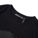 GVC T Shirt Red Dog Head Pattern Pure Cotton Loose Short Sleeve T-shirt Men