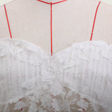 Women Lace Wedding Dress Women's Dress Sexy Bandeau Applique Formal Dress