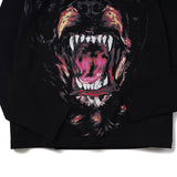 GVC T Shirt Long Sleeve T-shirt Bulldog Pattern Slim Cotton Men