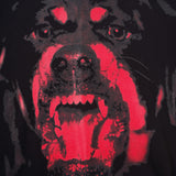 GVC Hoodie Red Dog Head Pattern Sweater Pure Cotton