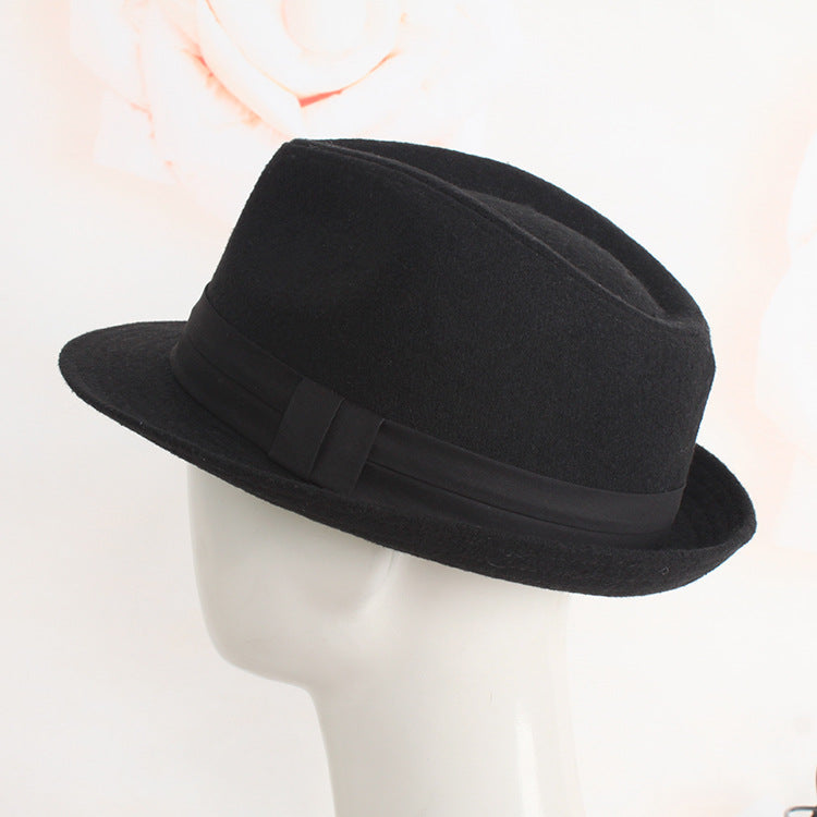 Fedora Golf Hats Autumn and Winter Men's Top Hat