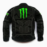 Black Varsity Jacket Racer Jacket Motorcycle Cycling Clothing Male Horse Riding Clothing Motorcycle Jacket Racing Suit