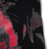 GVC T Shirt Spring and Autumn Long Sleeve T-shirt Red Dog Head Pattern Street Cotton Men's Clothing