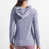 Moisture Wicking Hoodie Running Top