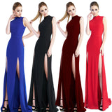 Formal Dresses & Gowns plus Size Dress Gown Sleeveless Stand Collar Maxi Dress Summer Women's Dress