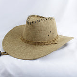 Cowboy Hats Suede Spring and Summer Men's and Women's Outdoor Mountaineering Wide Brim Hat Fedora Hat