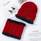 Men Winter Hats Autumn and Winter plus Pouch Cap Men's Knitted Hat