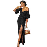 Wedding Guest Dress V-neck Chest-Wrapped Slim Bridesmaid Dress