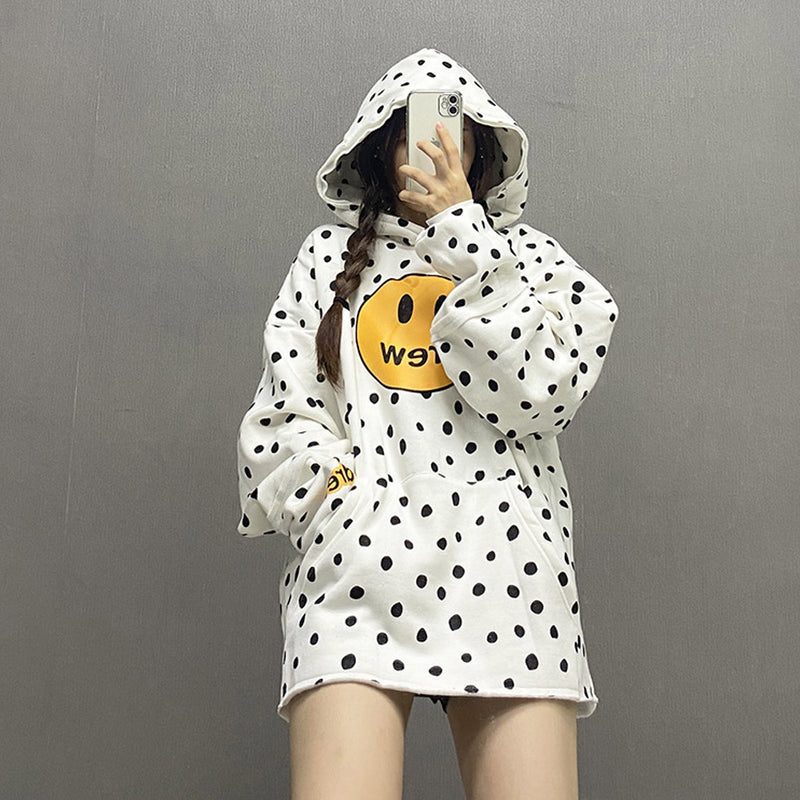 Drew House Smiley Sweater Loose Casual Couple Hoodie Men