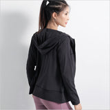 Moisture Wicking Hoodie Running Top