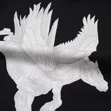 GVC Hoodie Angel Pegasus Pattern Cotton Sweater for Men and Women