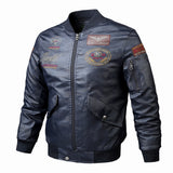 Graphic Leather Jacket Women Spring and Autumn Men's Leather Jacket Jacket Pu Casual Motorcycle Jacket Men