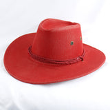 Cowboy Hats Suede Spring and Summer Men's and Women's Outdoor Mountaineering Wide Brim Hat Fedora Hat