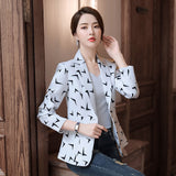 Women Autumn Uniform Designs Formal Style Office Lady Bussiness Attire Work Suit Long Sleeve Loose-Fitting Casual Suit
