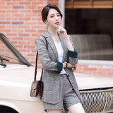 Women Autumn Uniform Designs Formal Style Office Lady Bussiness Attire Work Suit Suit Suit Jacket Business Clothing Leggings