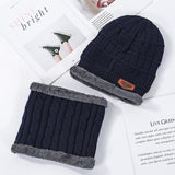 Men Winter Hats Autumn and Winter plus Pouch Cap Men's Knitted Hat