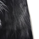 GVC T Shirt Half Face Lion Pattern Men's Cotton Loose 长袖T Shirt