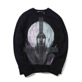 GVC Hoodie Pure Cotton Cross Virgin Pattern Sweater for Men and Women