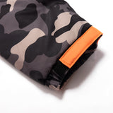 Bape Military Jacket Men'S Camouflage Cotton Jacket Casual Hooded Cotton-Padded Coat