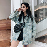 Comic Denim Jacket Spring and Autumn Jacket Jacket