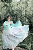 Chinese Traditional Dress Six-Meter Embroidered Daily Large Swing Dress