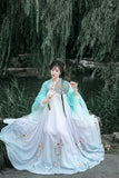 Chinese Traditional Dress Six-Meter Embroidered Daily Large Swing Dress