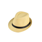 Italian Fedora Hats Summer Straw Hat Men's Top Hat
