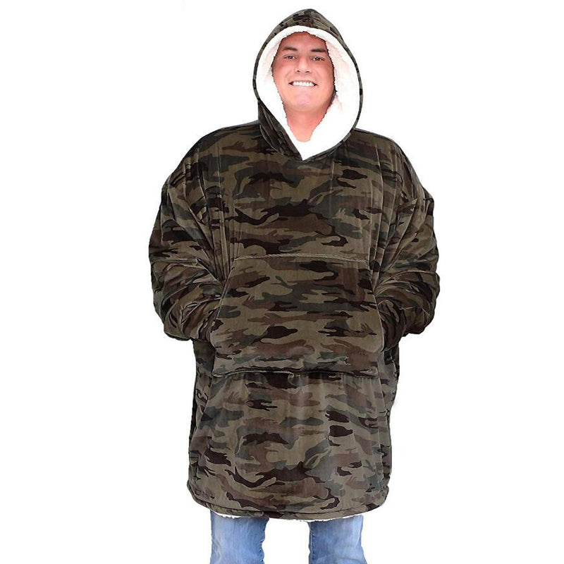 Hoodies Blankets Loose Hooded Warm Sweatshirt Lazy Blanket Casual