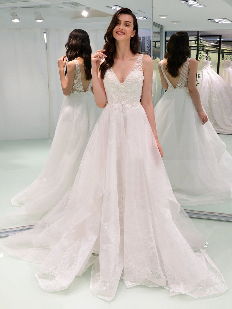 Women Lace Wedding Dress Dress Sexy Fashion Evening Gown