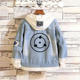 Comic Denim Jacket Men's and Women's Casual Denim Jacket