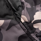 Bape Military Jacket Men'S Camouflage Cotton Jacket Casual Hooded Cotton-Padded Coat