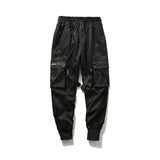 Man Fall Outfits Cargo Pants Function Multi-Pocket Overalls Men's Jogging Ankle Banded Pants