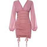 Mini Club Dresses Women's Sexy Long Sleeve Dress