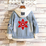 Comic Denim Jacket Men's and Women's Casual Denim Jacket