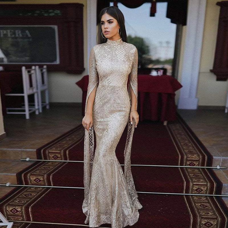 Formal Dresses & Gowns Autumn and Winter Women's Dress Slim Fit Formal Dress