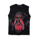 GVC Vest Bulldog Pattern Cotton Loose Vest Men