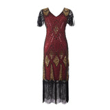 1920S Dress Sequined Dress Costume Retro Sequins Dress