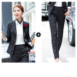 Womens Autumn Uniform Designs Formal Style Office Lady Bussiness Attire Work Suit